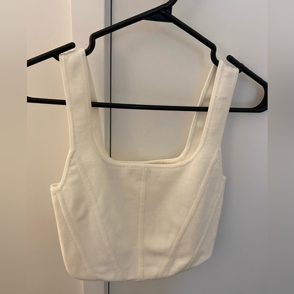 Aritzia Sculpt Knit Bustier Top - Picture 2 of 3